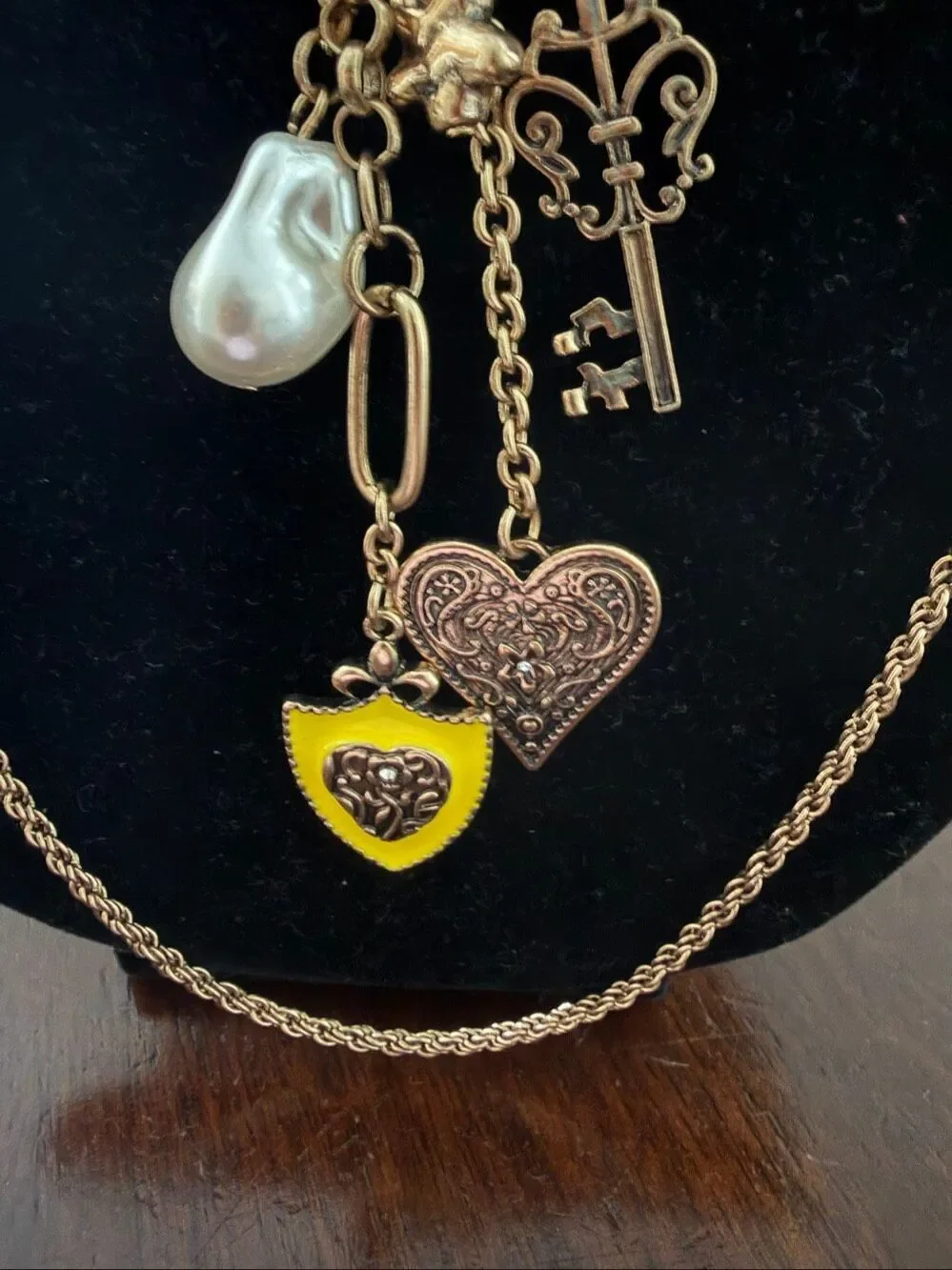 Free People Tate Layered Charm Necklace NWT